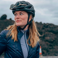 Café du Cycliste Petra Women's Superlight Windjacket Radjacke Peacock Blue