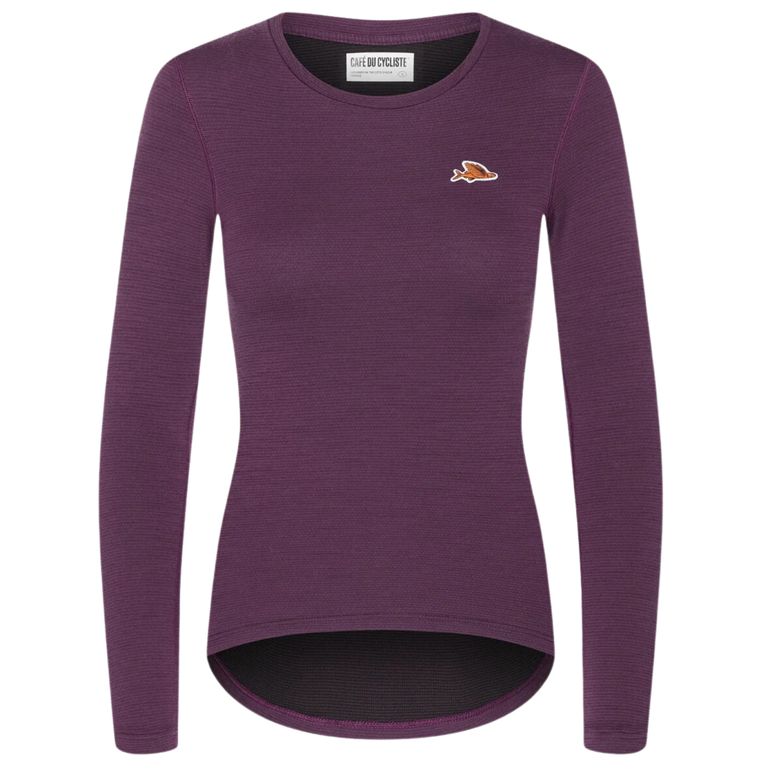 Café du Cycliste Judith Women's Merino Base Layer Radunterhemd langarm Quetsche