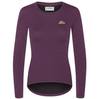 Café du Cycliste Judith Women's Merino Base Layer Radunterhemd langarm Quetsche