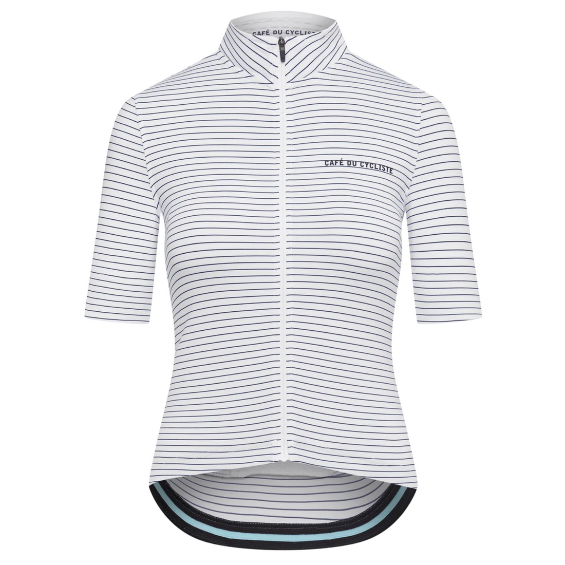 Café du Cycliste Francine Women's Midweight Cycling Jersey Radtrikot White
