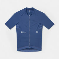 Universal Colours Mono Men's Short Sleeve Jersey Radtrikot French Blue