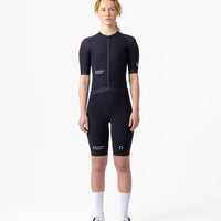 Universal Colours Chroma Women's Short Sleeve Jersey Radtrikot Black