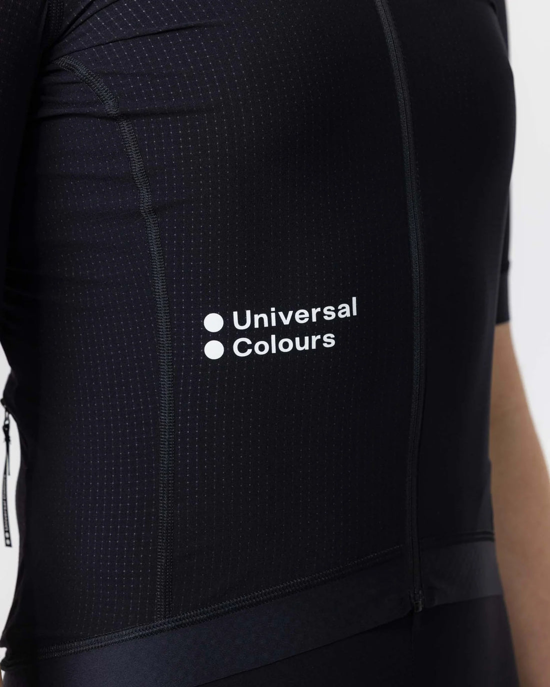 Universal Colours Chroma Women's Short Sleeve Jersey Radtrikot Black