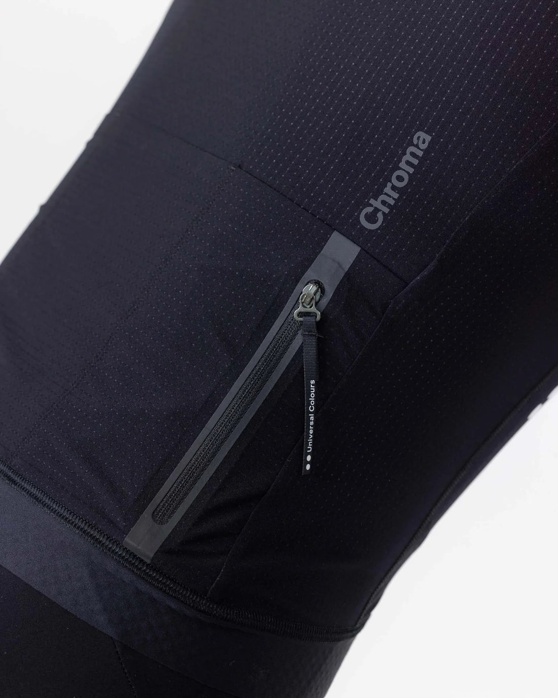 Universal Colours Chroma Women's Short Sleeve Jersey Radtrikot Black