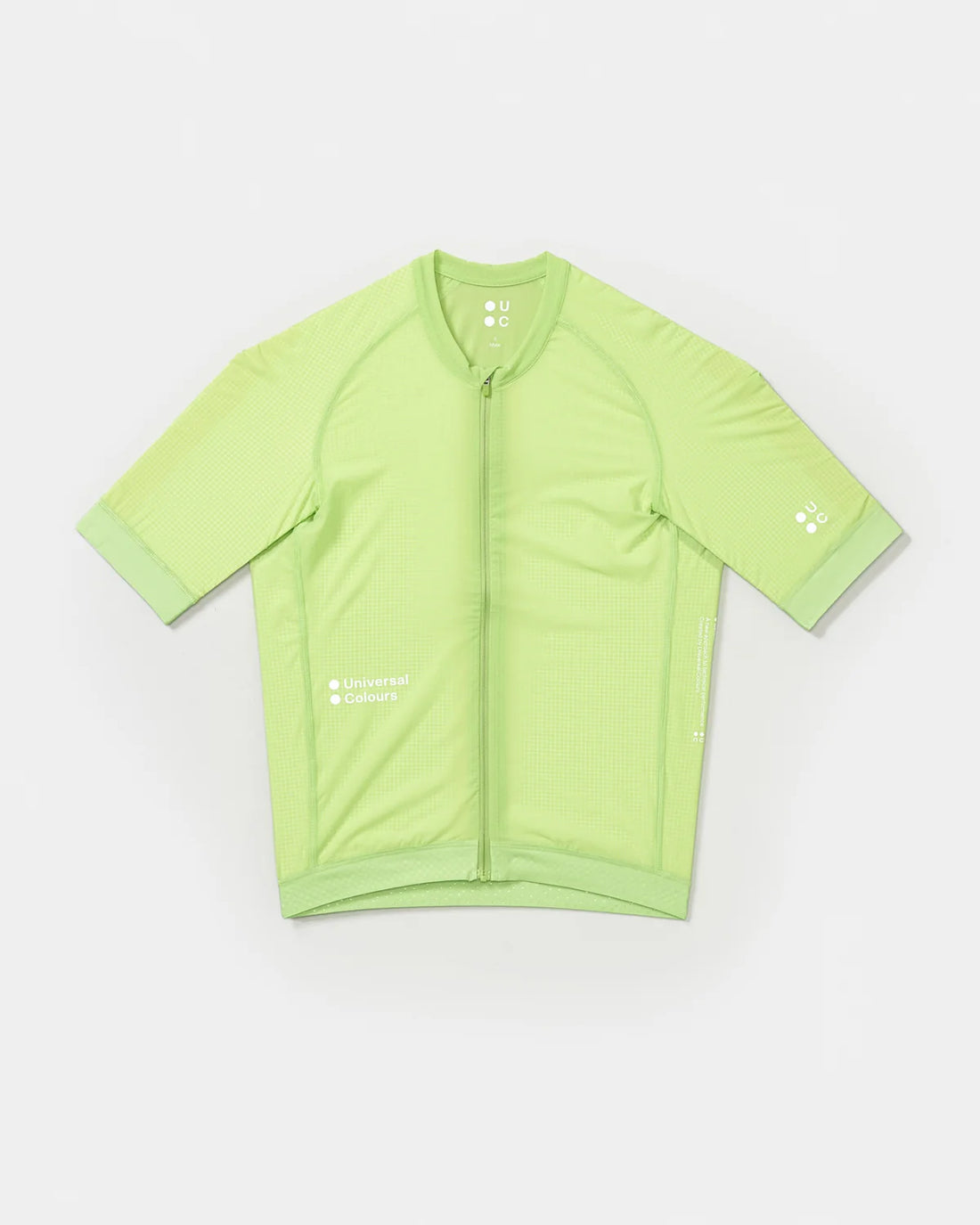 Universal Colours Chroma Men's Short Sleeve Jersey Radtrikot Bright Lime