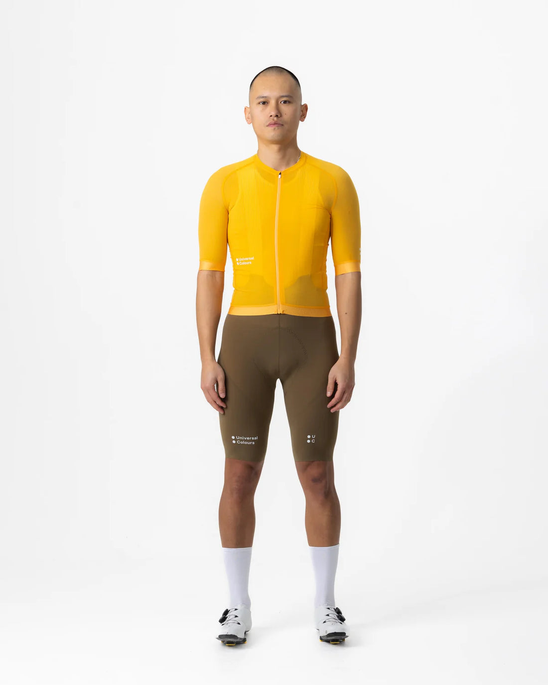 Universal Colours Chroma Men's Short Sleeve Jersey Radtrikot Tangerine Orange