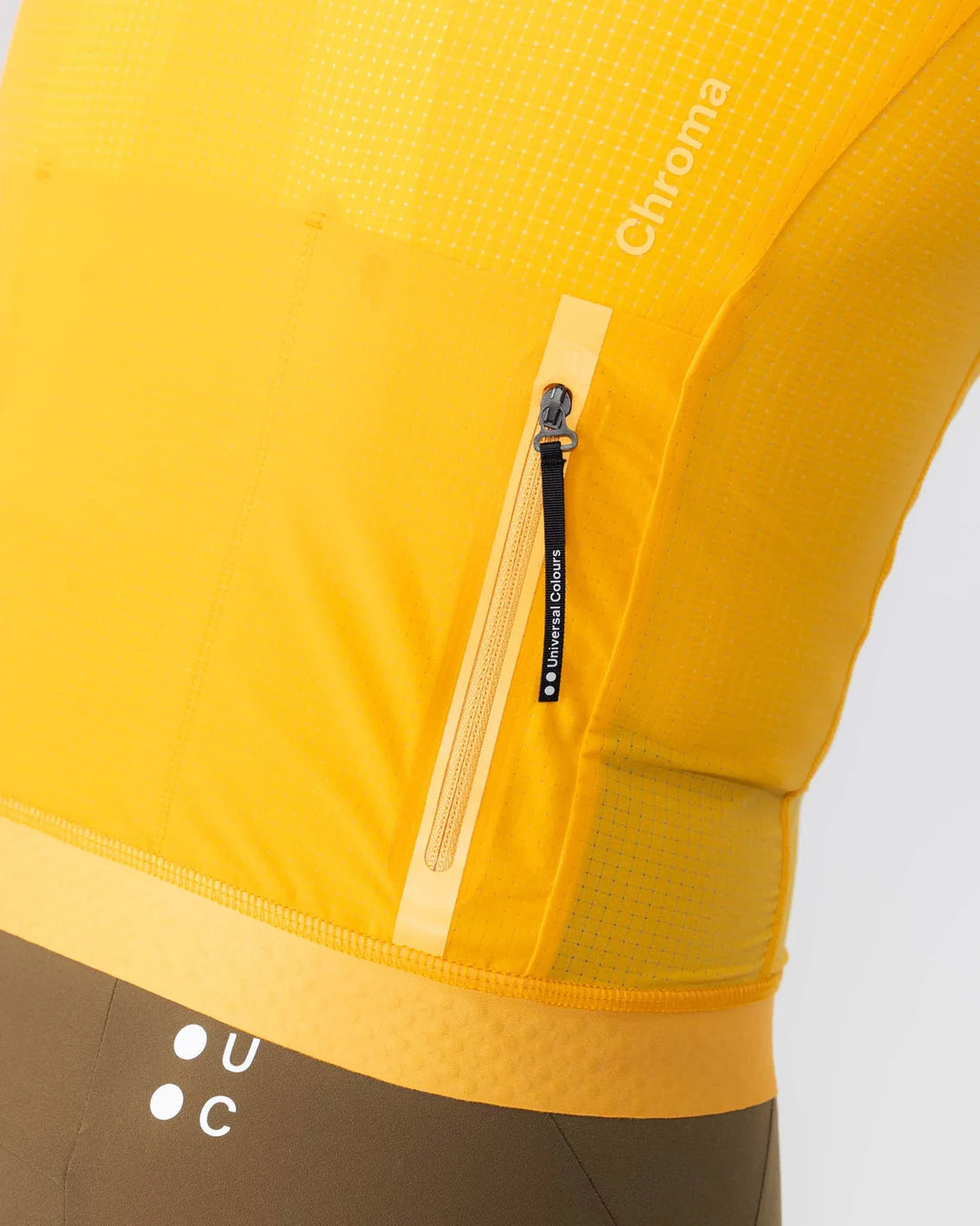 Universal Colours Chroma Men's Short Sleeve Jersey Radtrikot Tangerine Orange