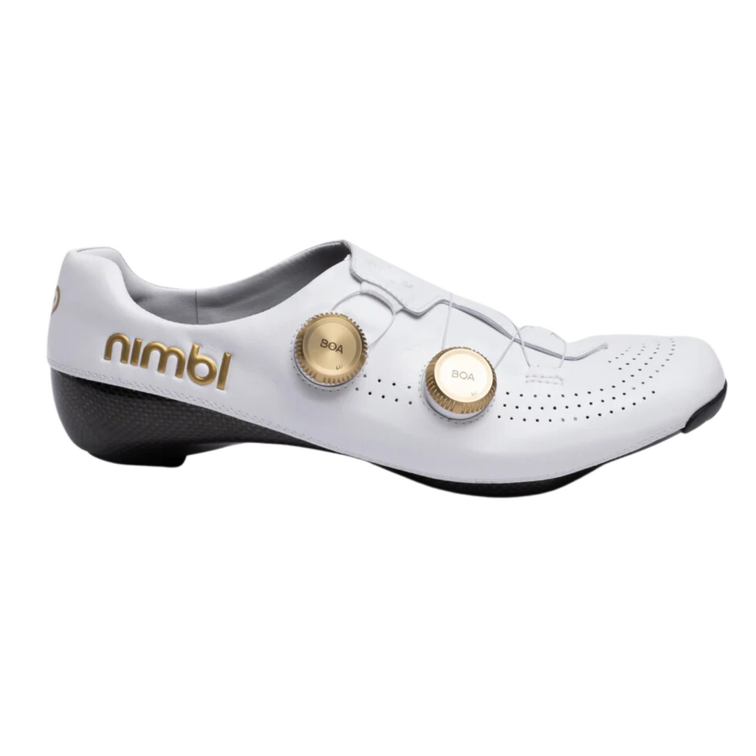 Nimbl Exceed Ultimate Glide Shoes Rennradschuhe White Gold