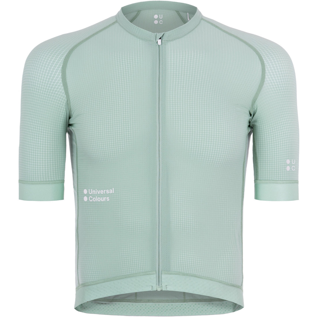 Universal Colours Chroma Men's Short Sleeve Jersey Radtrikot Blue Java