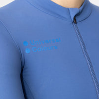 Universal Colours Mono Women’s Thermal Short Sleeve Jersey Radtrikot French Blue