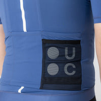 Universal Colours Mono Men's Short Sleeve Jersey Radtrikot French Blue