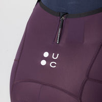 Universal Colours Mono Women's Bib Tight Winter-Radhose Purple