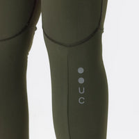 Pantalon de cyclisme hiver Universal Colors Mono Women's Bib Tight Canopy Green