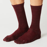 Fingerscrossed LIGHT MERINO Socks Merino Radsocken Bordeaux