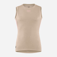 Pedaled Odyssey Power Dry® Base Layer Sleeveless Radunterhemd ärmellos Beige
