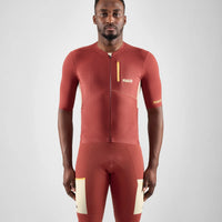 Pedaled Odyssey Jersey Radtrikot Dark Red