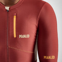 Pedaled Odyssey Jersey Radtrikot Dark Red