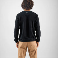 Pedaled Logo Sweatshirt Unisex Pullover Black