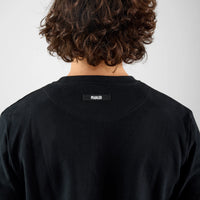 Pedaled Logo Sweatshirt Unisex Pullover Black