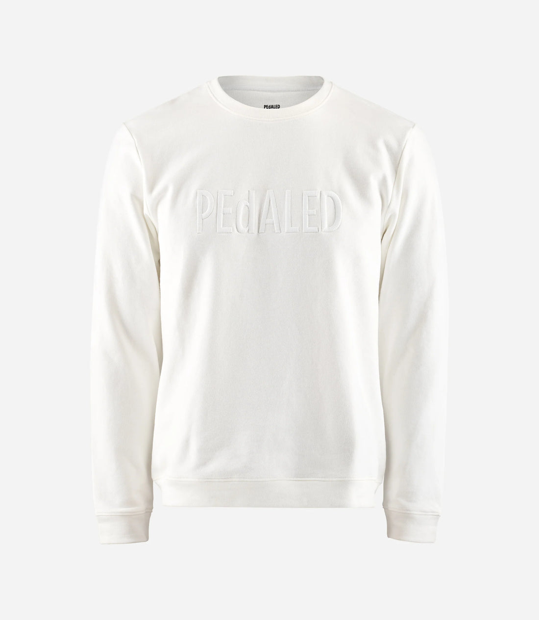 Pedaled Logo Sweatshirt Unisex Pullover Off White