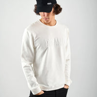 Pedaled Logo Sweatshirt Unisex Pullover Off White