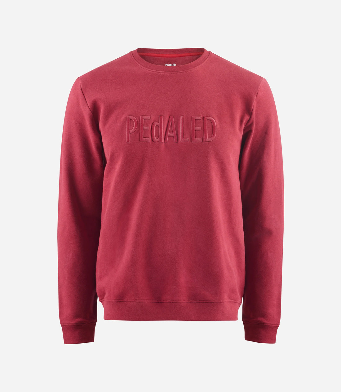 Pedaled Logo Sweatshirt Unisex Pullover Burgundy