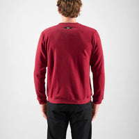 Pedaled Logo Sweatshirt Unisex Pullover Burgundy