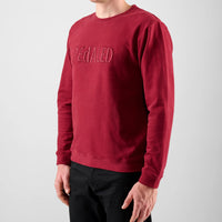 Pedaled Logo Sweatshirt Unisex Pullover Burgundy