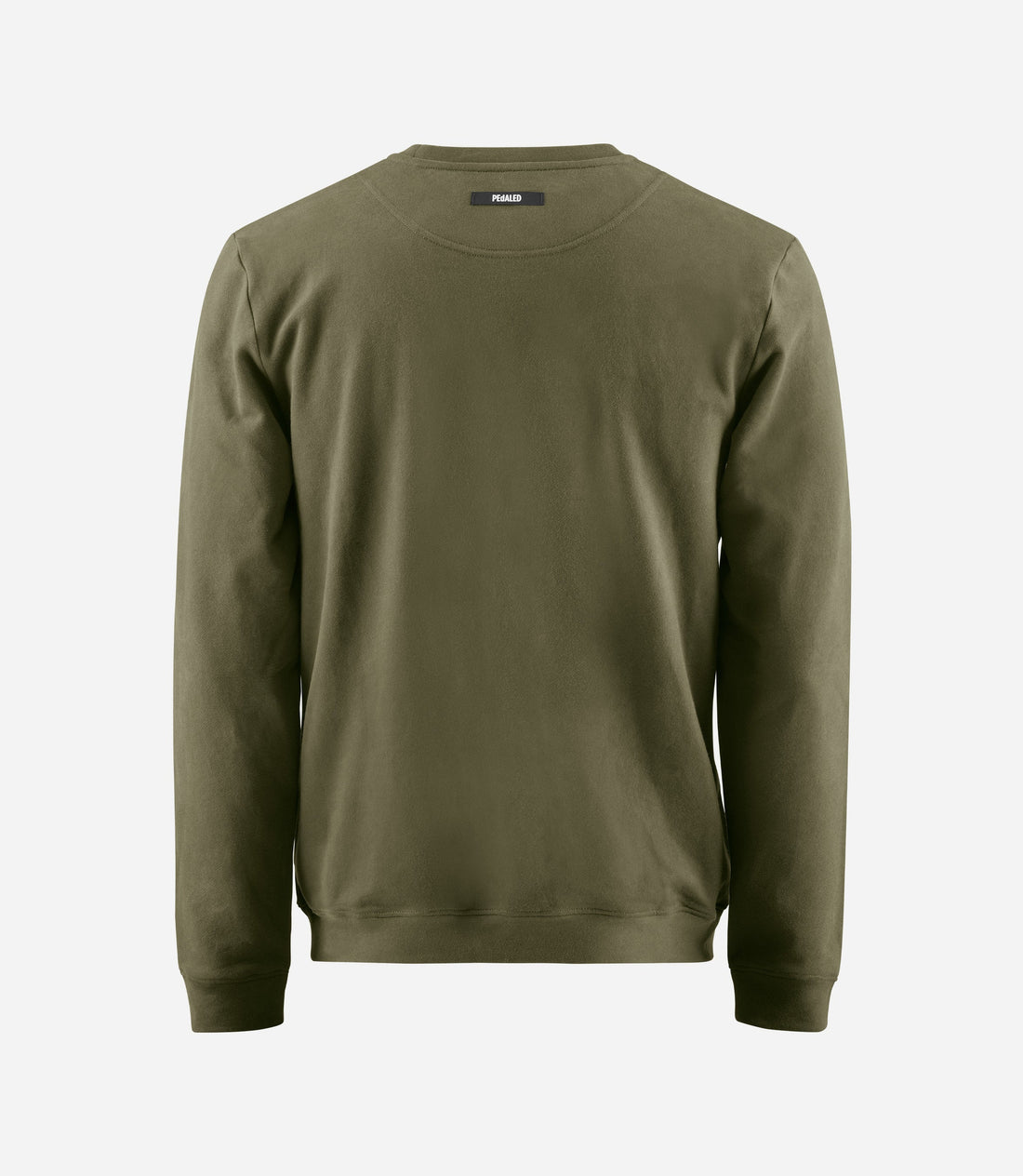 Pedaled Logo Sweatshirt Unisex Pullover Olive Green