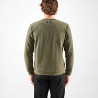 Pedaled Logo Sweatshirt Unisex Pullover Olive Green