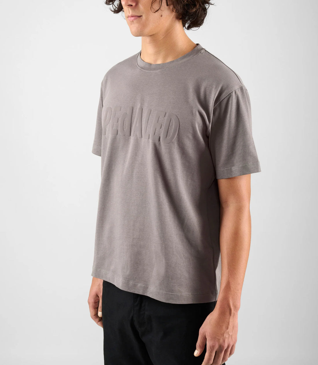 Pedaled Logo T-Shirt Unisex Shirt Dark Grey