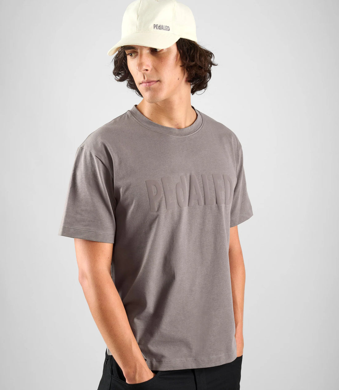 Pedaled Logo T-Shirt Unisex Shirt Dark Grey