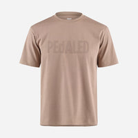 Pedaled Logo T-Shirt Unisex Shirt Light Grey