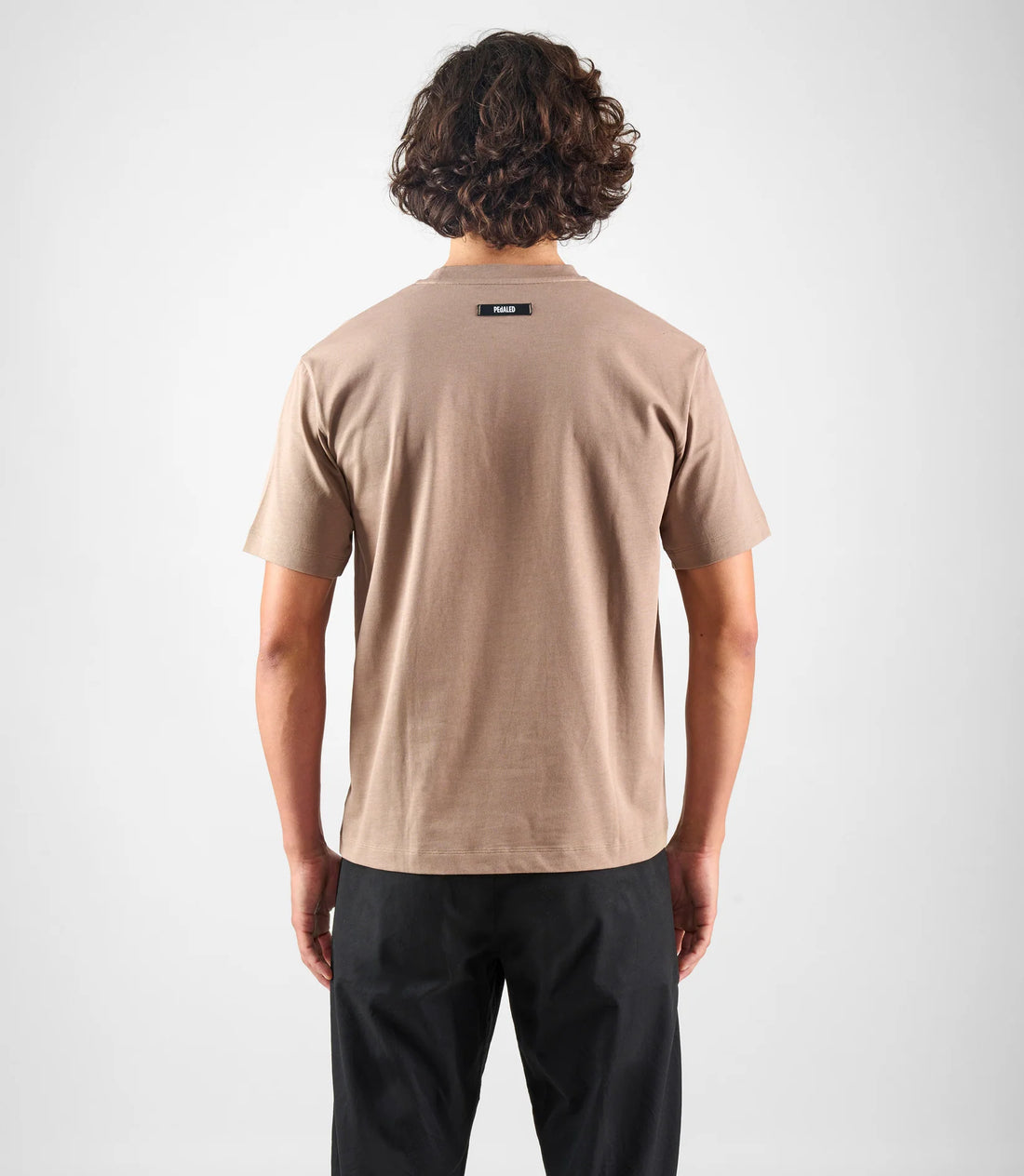 Pedaled Logo T-Shirt Unisex Shirt Light Grey