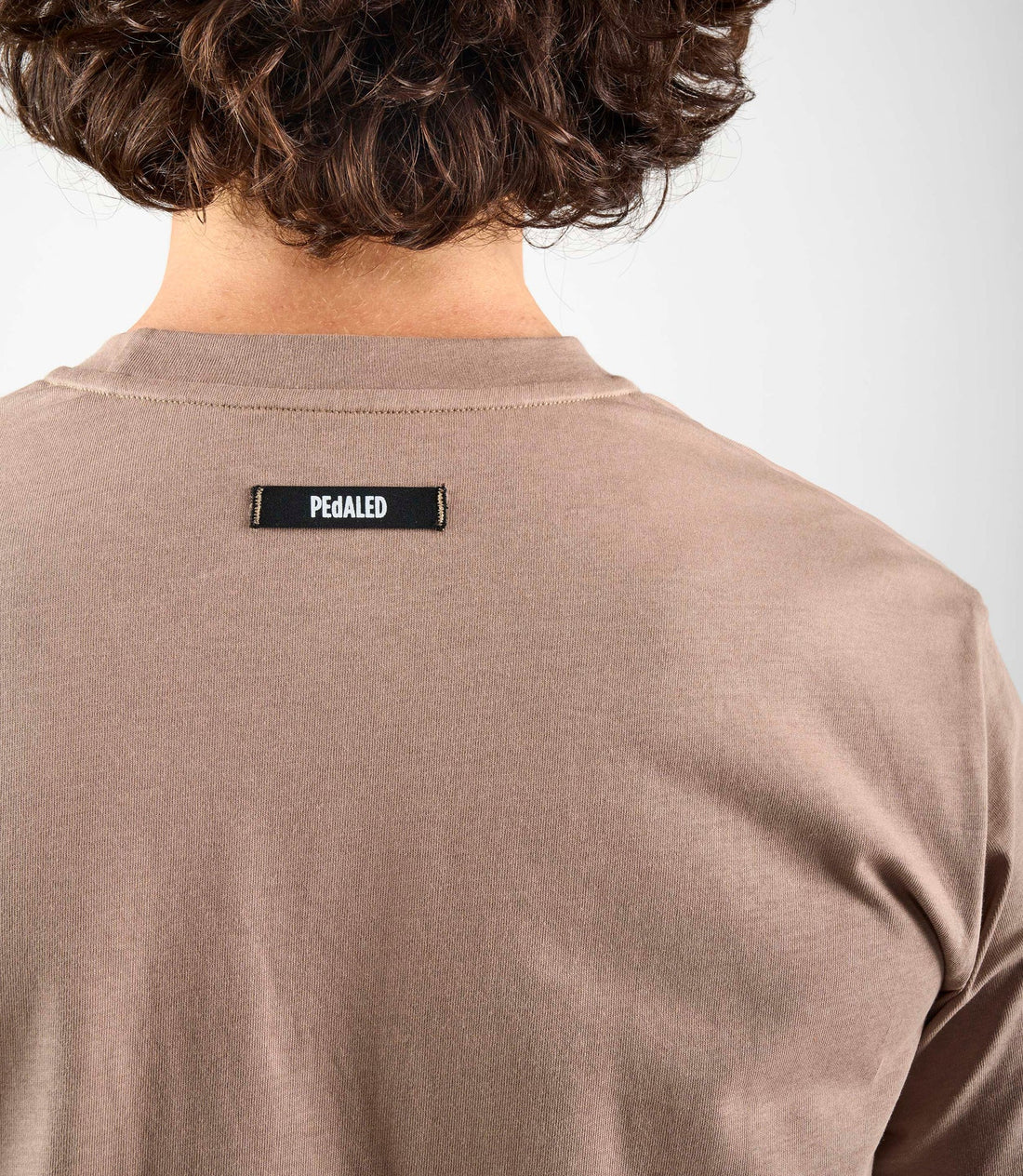 Pedaled Logo T-Shirt Unisex Shirt Light Grey