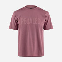 Pedaled Logo T-Shirt Unisex Shirt Burgundy