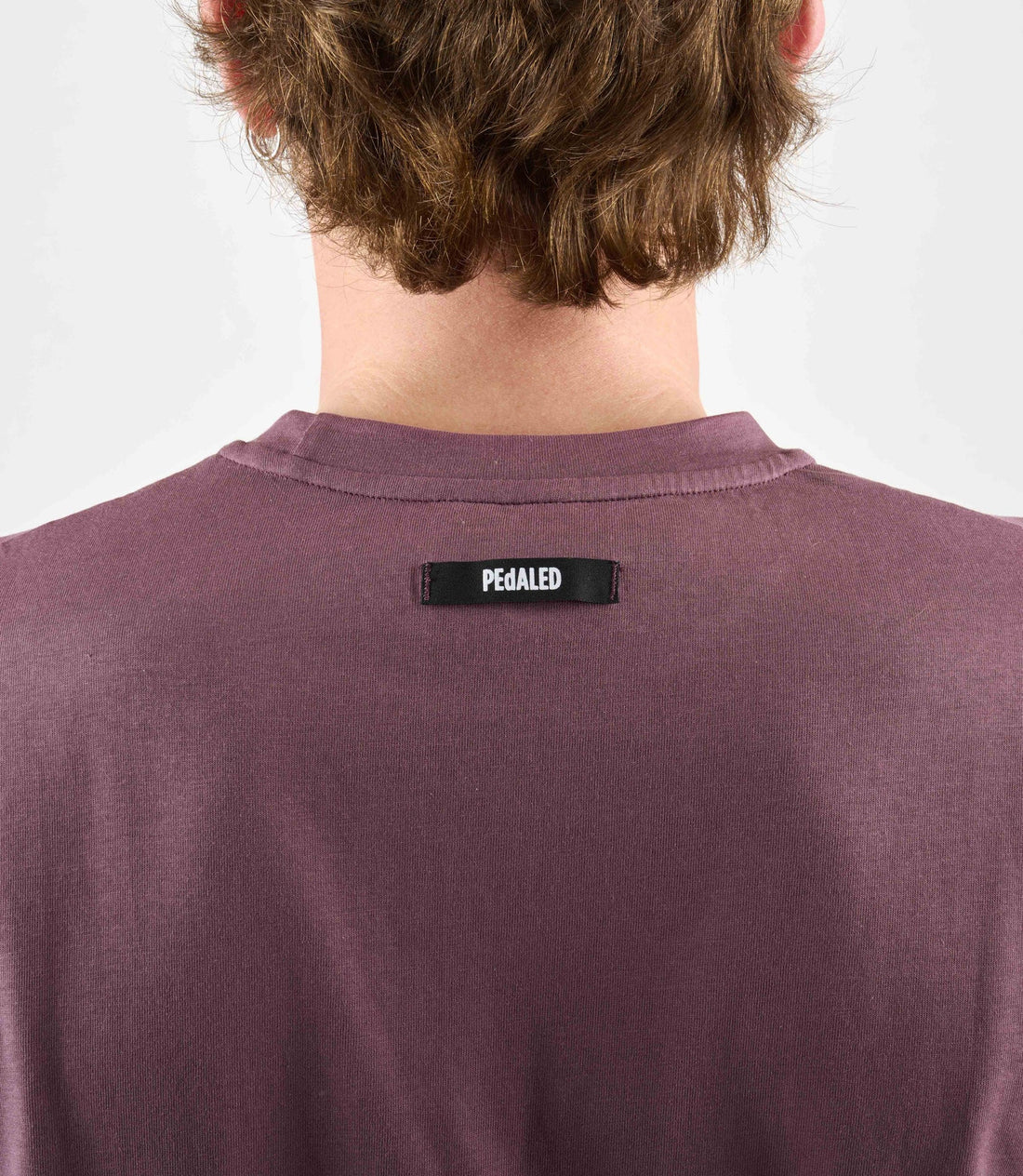 Pedaled Logo T-Shirt Unisex Shirt Burgundy