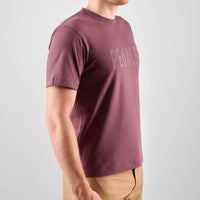 Pedaled Logo T-Shirt Unisex Shirt Burgundy