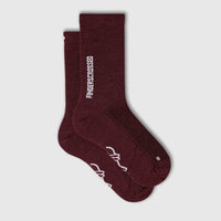 Fingerscrossed LIGHT MERINO Socks Merino Radsocken Bordeaux