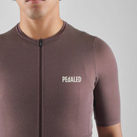Pedaled Odyssey Delta Jersey Radtrikot Burgundy