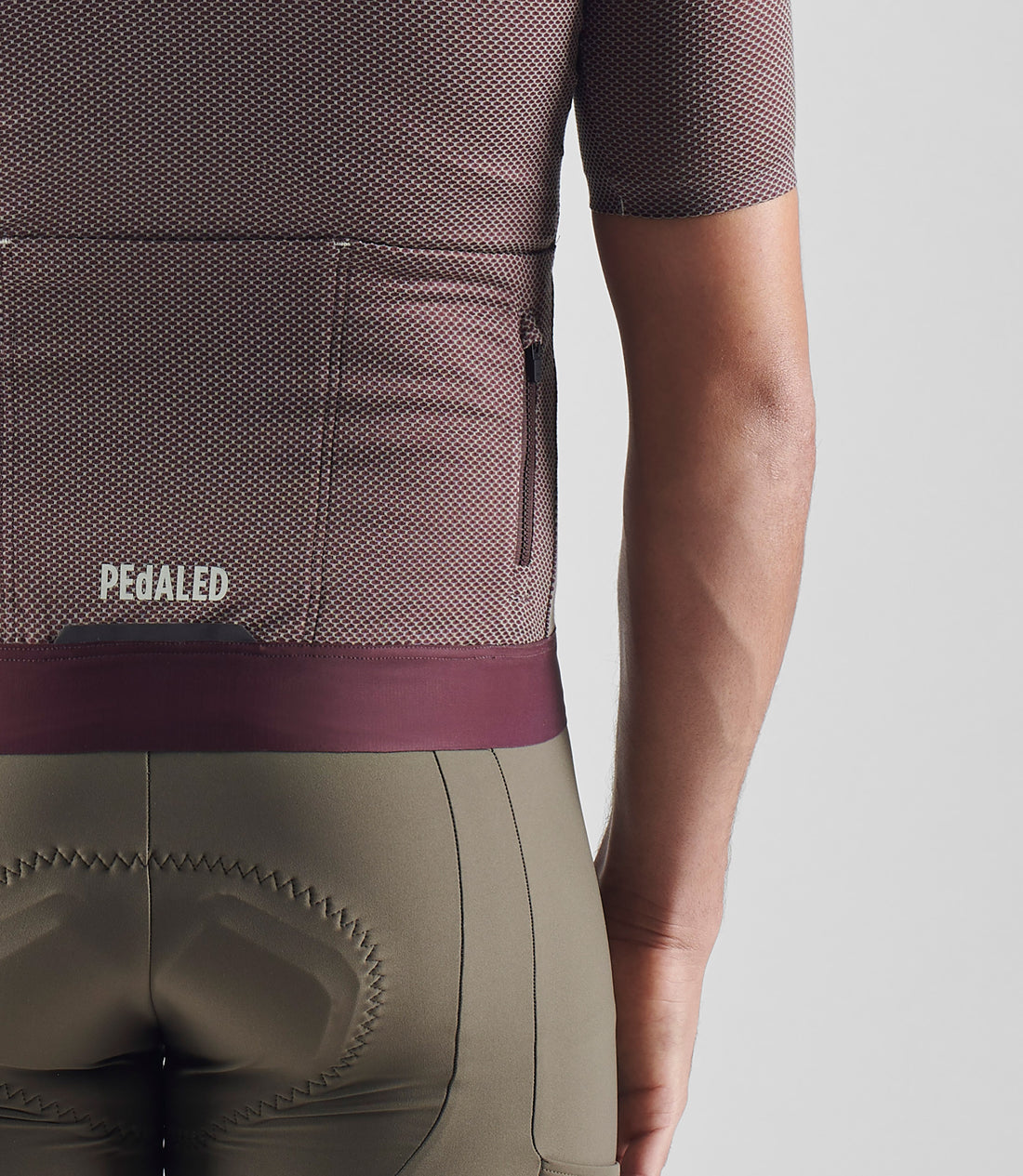 Pedaled Odyssey Delta Jersey Radtrikot Burgundy