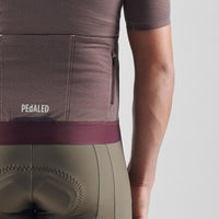 Pedaled Odyssey Delta Jersey Radtrikot Burgundy