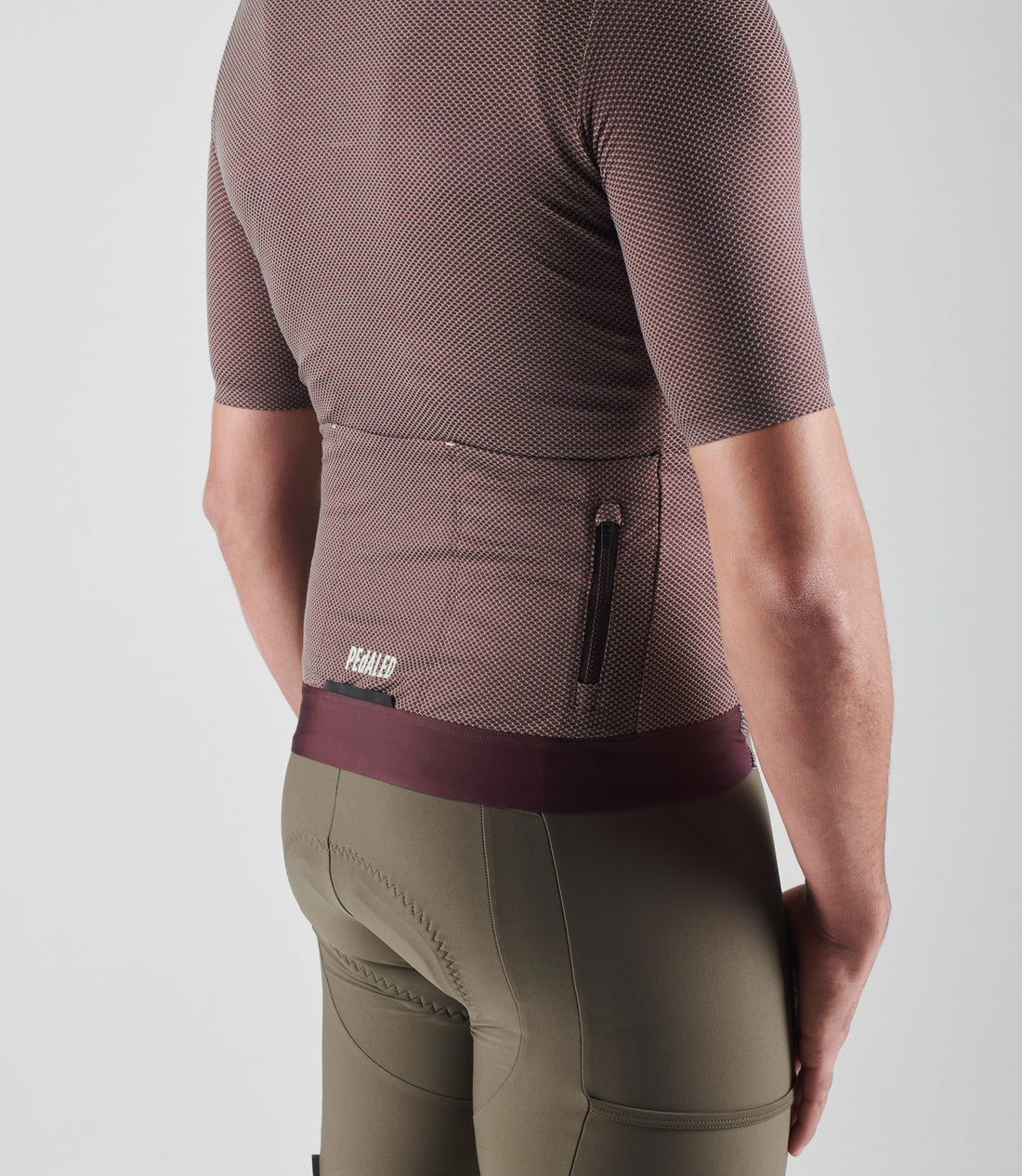 Pedaled Odyssey Delta Jersey Radtrikot Burgundy