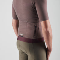 Pedaled Odyssey Delta Jersey Radtrikot Burgundy