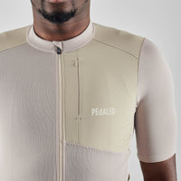 Pedaled Odyssey Merino Jersey Radtrikot Beige