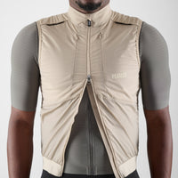 Pedaled Odyssey Insulated Vest Thermo Weste Beige