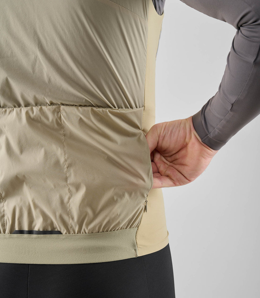 Pedaled Element Alpha® Vest Thermo Weste Light Grey