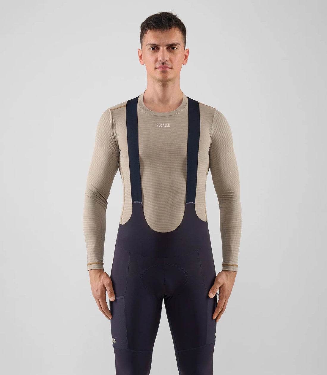 Pedaled Odyssey Power Dry® Base Layer Radunterhemd langarm Light Grey