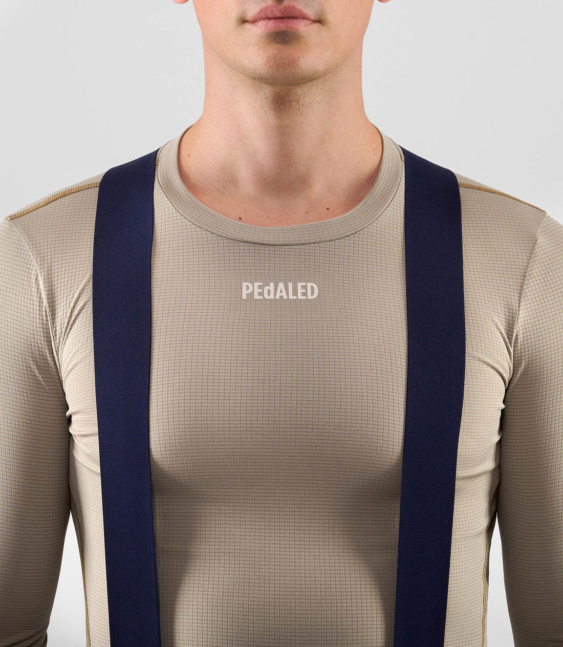 Pedaled Odyssey Power Dry® Base Layer Radunterhemd langarm Light Grey