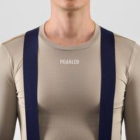 Pedaled Odyssey Power Dry® Base Layer Radunterhemd langarm Light Grey